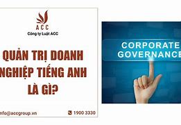 Quản Trị Doanh Nghiệp Tiếng Anh