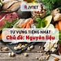 Từ Vựng Thực Phẩm Tiếng Nhật